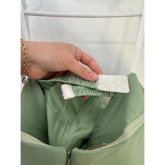 TS Couture Sage Green Strapless Gown – New with Tags - Picture 11 of 12